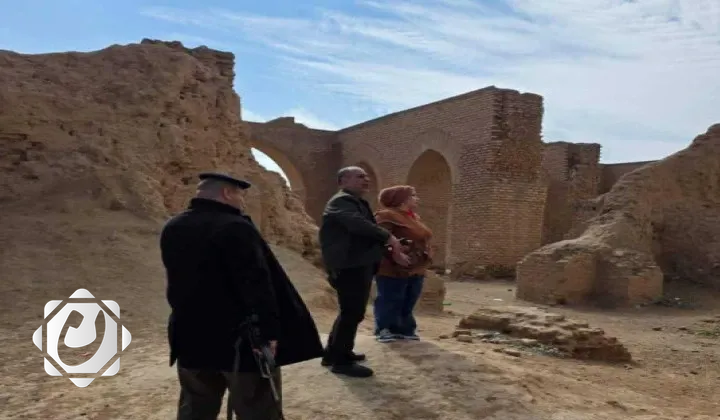 حملة تفتيش وتنظيف لموقع أبي دلف الأثري في صلاح الدين