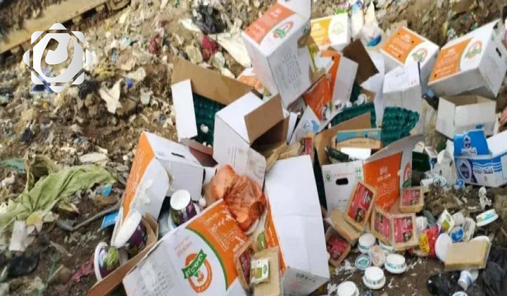إتلاف مواد غذائية غير صالحة للاستهلاك البشري في بعقوبة
