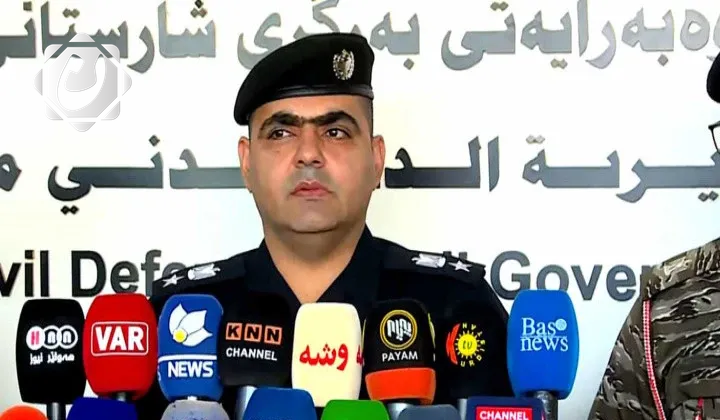 الدفاع المدني في أربيل يعلن عن تراجع كبير في الحوادث المسجلة لعام 2025