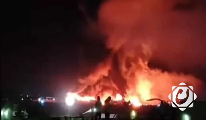 هجوم بطائرة مسيّرة يتسبب في حريق بمكاتب شركتين أمريكيتين في البصرة