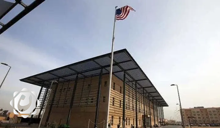 سقوط صاروخ إيراني داخل السفارة الأمريكية في بغداد