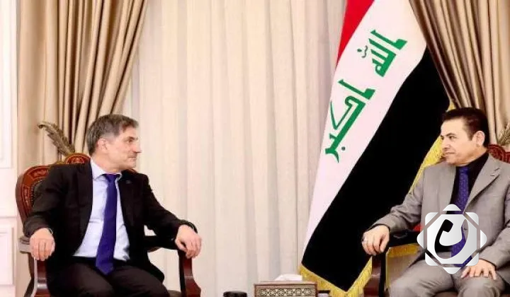 مستشار الأمن القومي العراقي يبحث مع سفير الاتحاد الأوروبي تعزيز التعاون