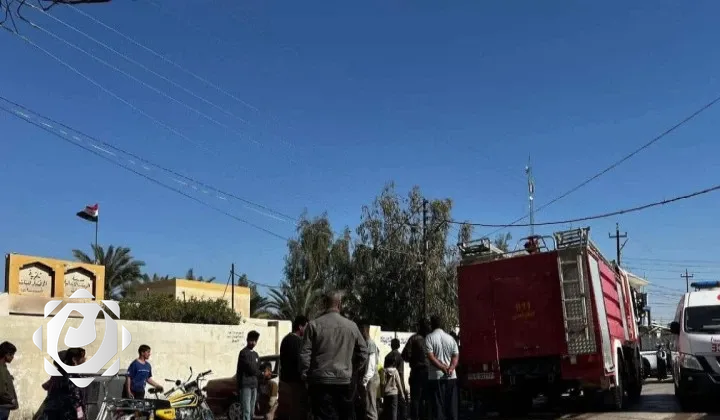 حريق داخل مدرسة في الخالص يتسبب في حالات اختناق بين الطالبات