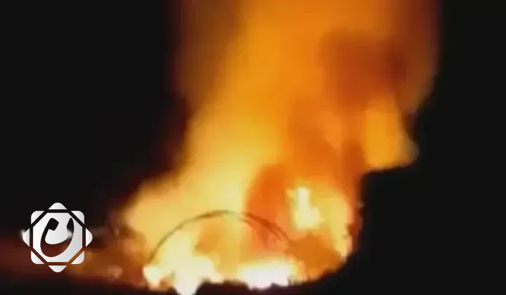 اندلاع حريق في محافظة ذي قار نتيجة سقوط طائرة مسيّرة