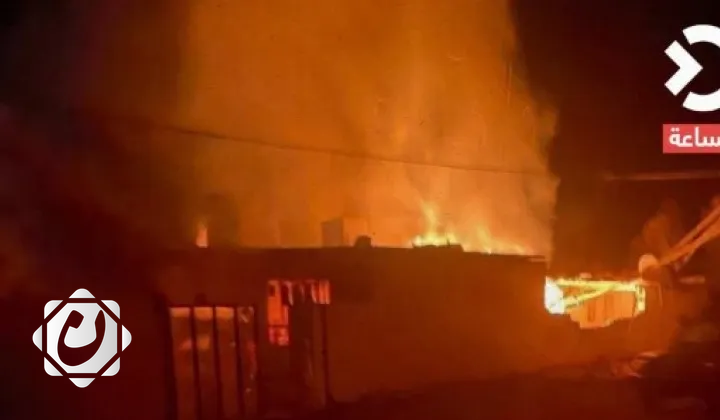 قصف جوي يستهدف مقر اللواء 18 للحشد الشعبي في القائم