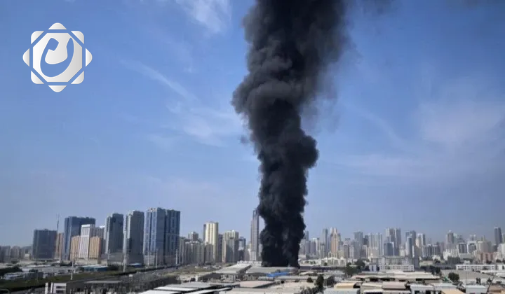 إصابة شخصين جراء سقوط شظايا في أبوظبي