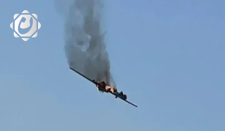 لحظة اعتراض طائرة مسيّرة في سماء أربيل