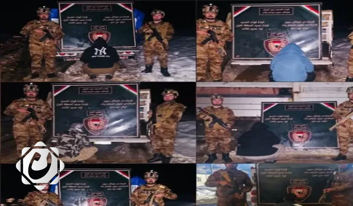 القبض على خمسة متسللين أجانب حاولوا تجاوز الحدود بشكل غير قانوني