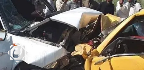وفاة وإصابة 9 مدنيين بينهم عناصر من القوات الأمنية بحادث سير شرقي الفلوجة