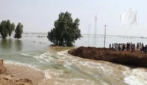 تدخل الجهد الهندسي للحشد الشعبي لمعالجة السيول في ديالى