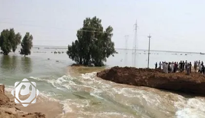 تضرر العشرات من المحال التجارية جراء سيول اجتاحت سوق جلولاء في ديالى